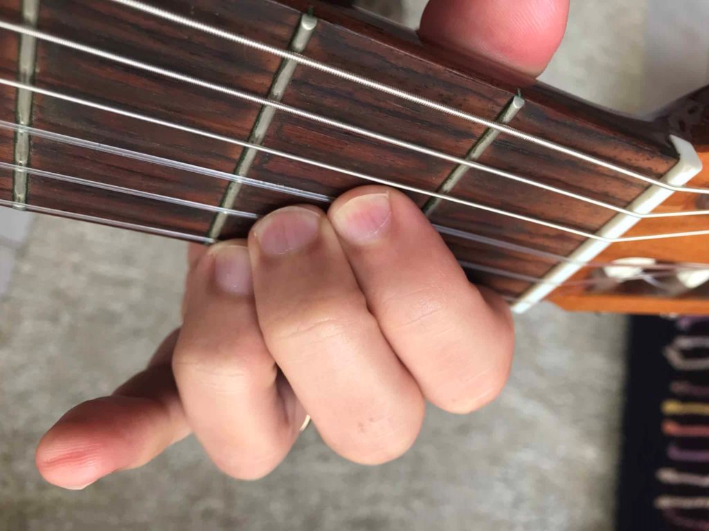 acorde ré sétima aumentada