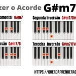 Acorde G#m7 Teclado Como Fazer o Acorde G#m7 no Piano e no Teclado